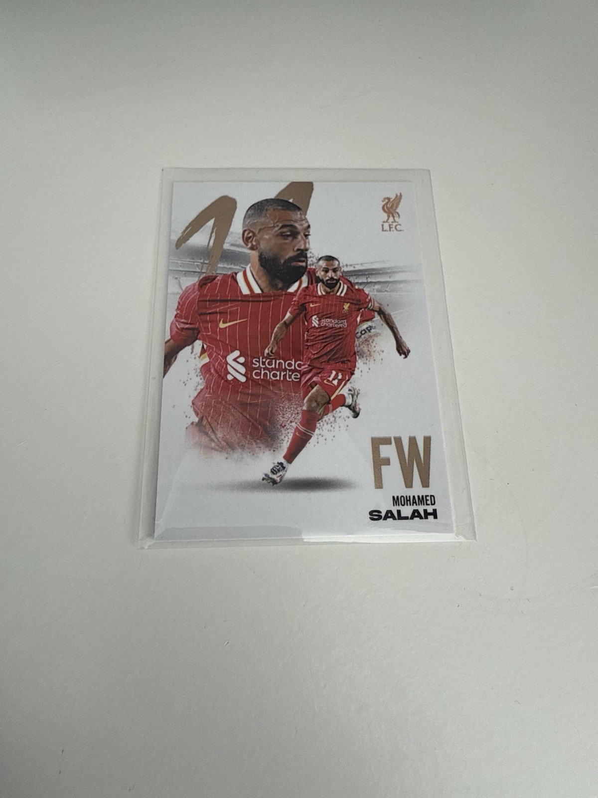 Mohamed Salah Base Card Liverpool Futera Fx 2025 for sale on Ebay