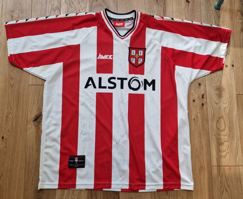 LINCOLN CITY  Autographed Shirt LCFC The Imps 46/48