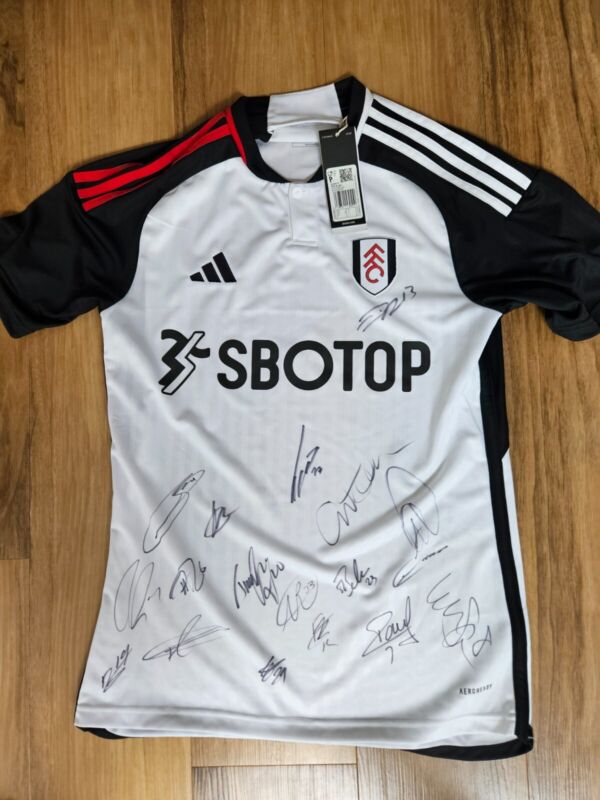 Signed football shirt Fulham FC for sale on Ebay