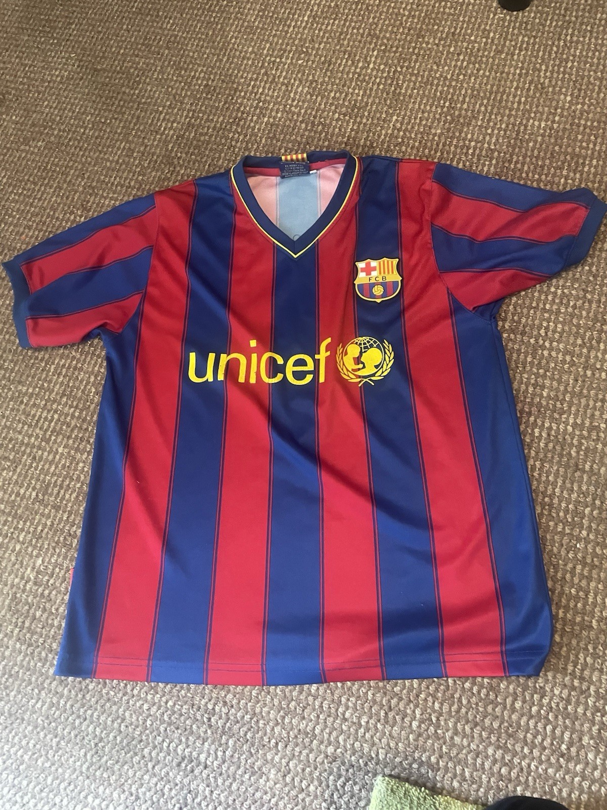 Barcelona Football Shirt Jersey 2011/12 Home DAVID VILLA #7 (M) for sale on Ebay