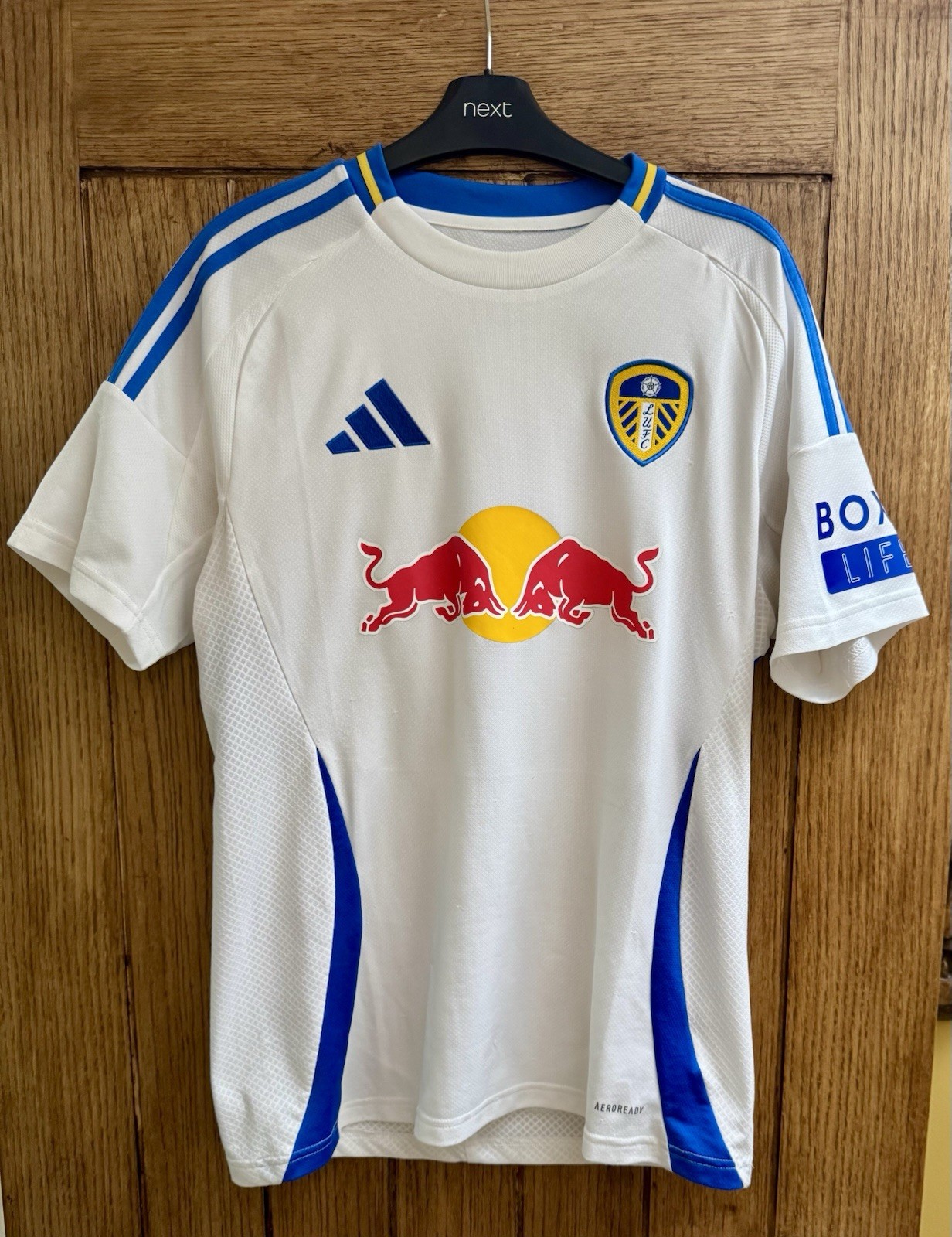 Leeds United 2024/25 Home Shirt | EFL Sky Bet Championship Season 100% Official for sale on Ebay