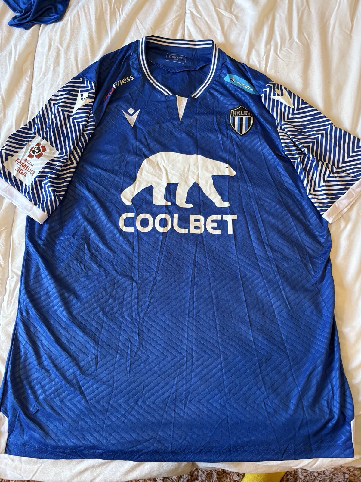 Kalev  Talinn 2022 FC Estonia  Home #14 Macron football shirt jersey size 4XL for sale on Ebay