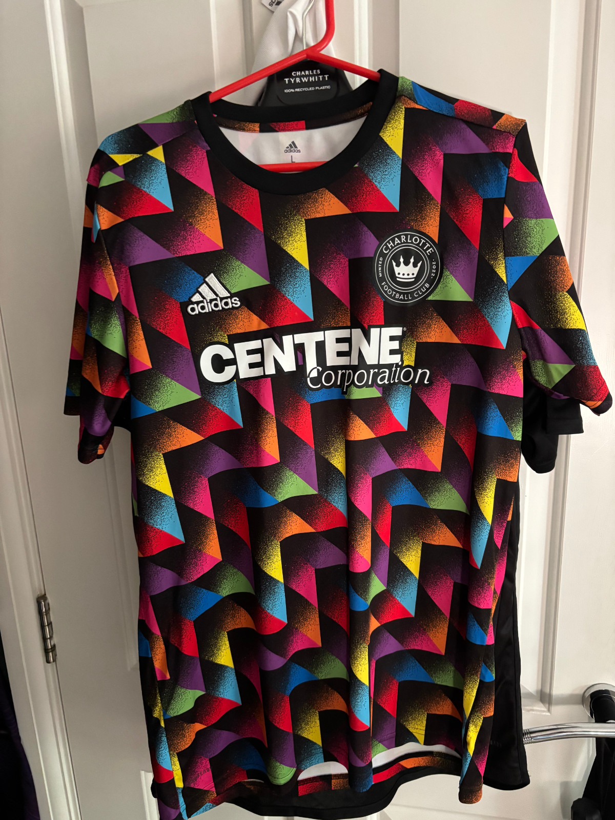 Charlotte FC MLS Pride Shirt Size Large - Top Condition LGBTQ+ for sale on Ebay
