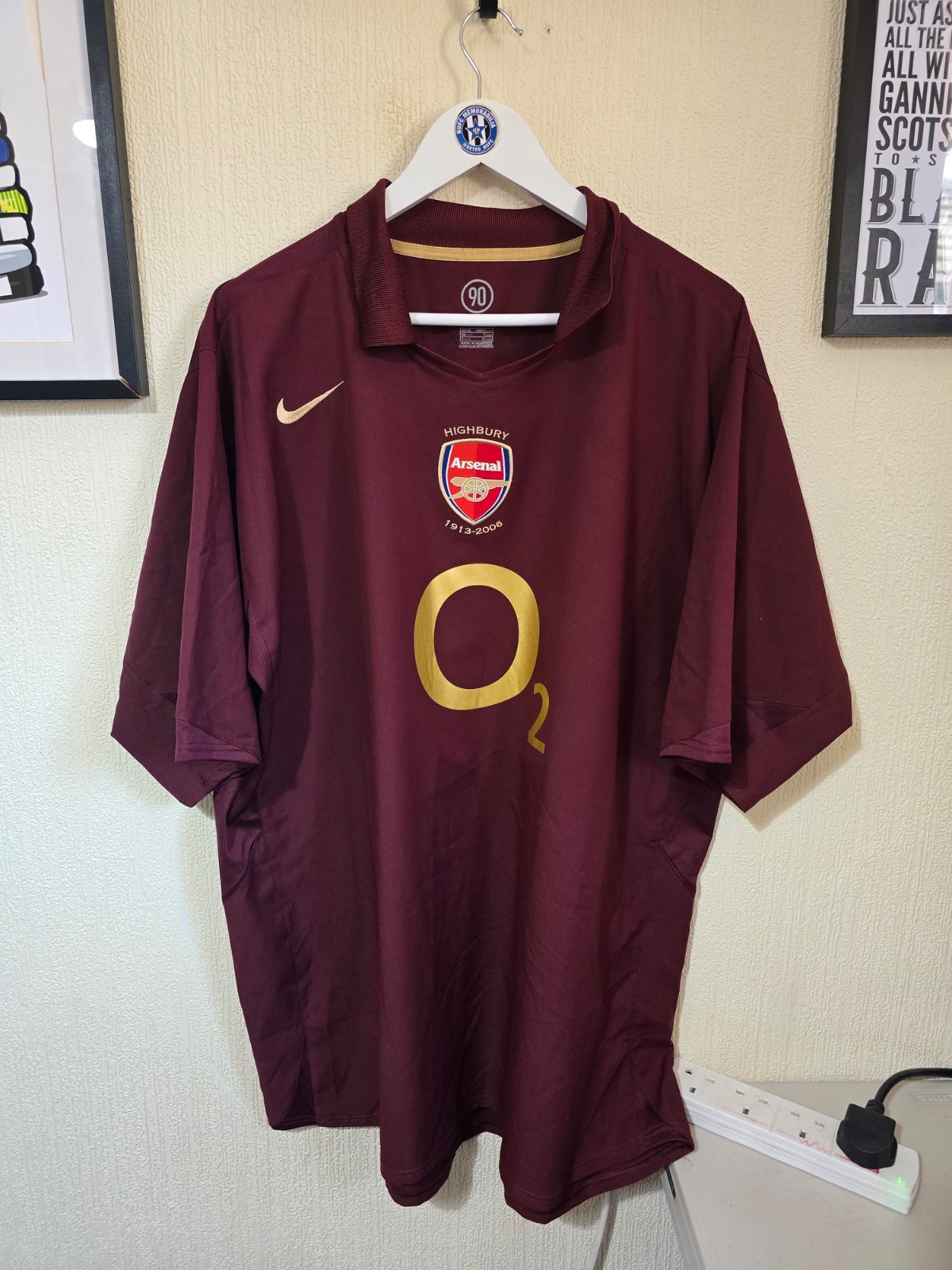 Arsenal 2005/06 Home Shirt, NIke, 10 BERGKAMP - XXXL for sale on Ebay