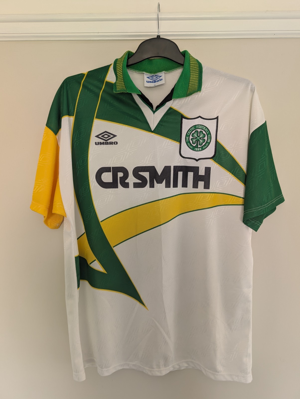 Celtic 1994/1995 Away Shirt Original Vintage Umbro Football Shirt, Size XL  for sale on Ebay