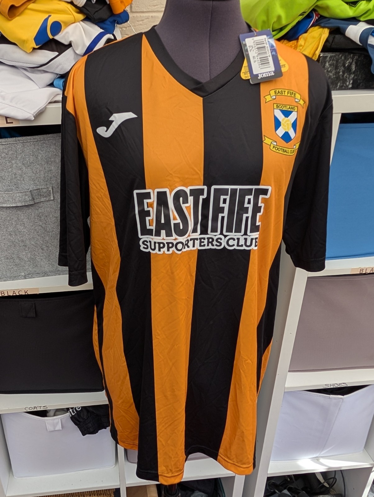 East Fife FC Brand New Football Shirt Joma Soccer Jersey XL Top Men's Jersey for sale on Ebay