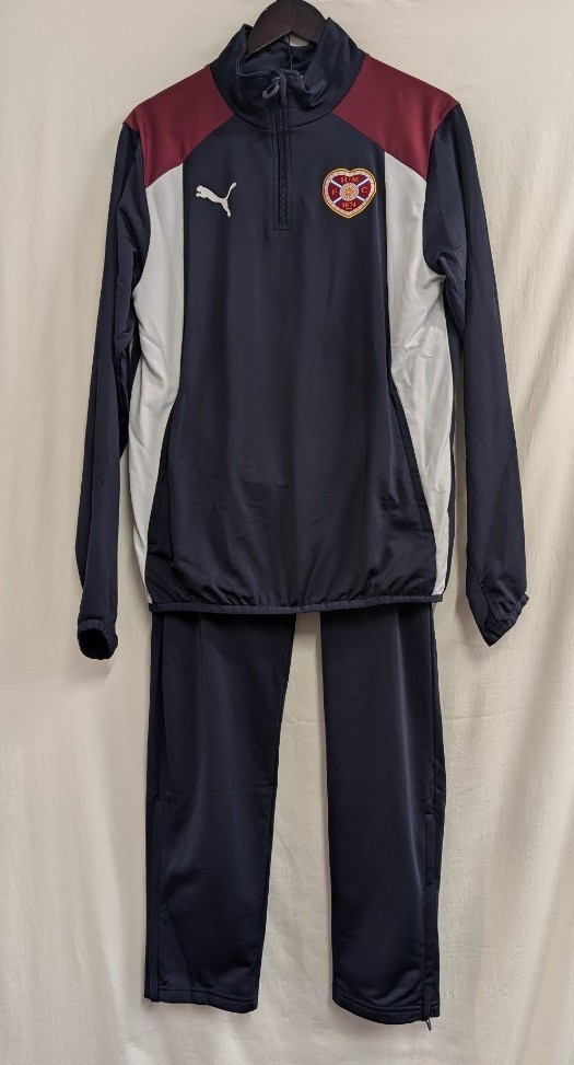 Mens HEART OF MIDLOTHIAN PUMA Football Track Suit UK T=M B=L CG M29 for sale on Ebay