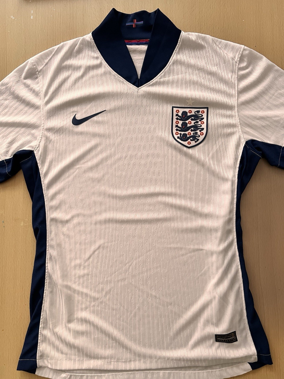 England Football Shirt Home Kit 2024 - Player Version Large for sale on Ebay