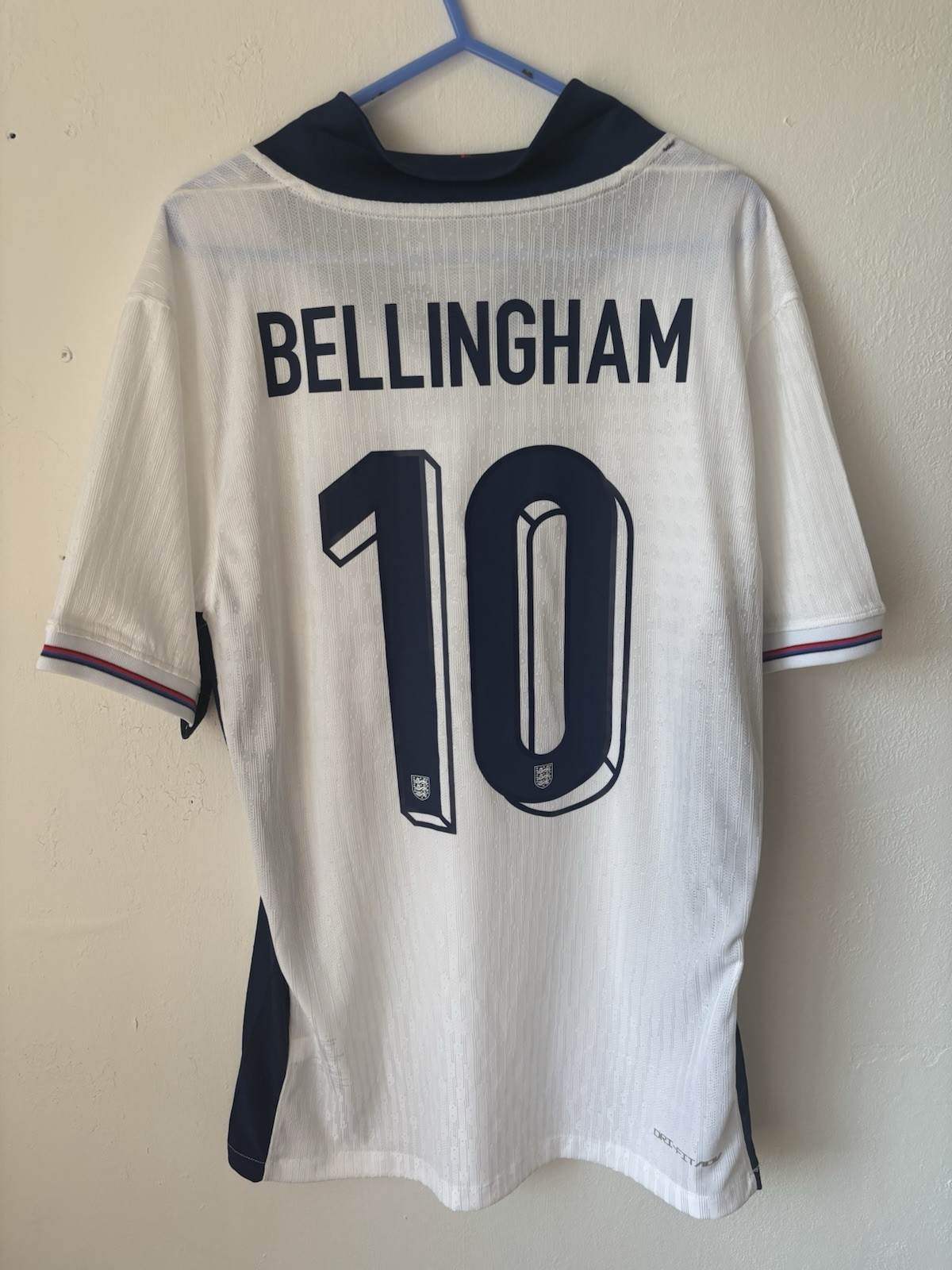 2024 England Home Shirt - Bellingham 10 - Size XL - Nike ADV for sale on Ebay