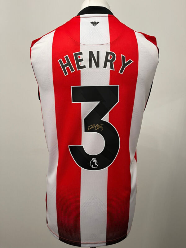 Signed RICO HENRY Shirt - BRENTFORD FC - PROOF/COA - for sale on Ebay