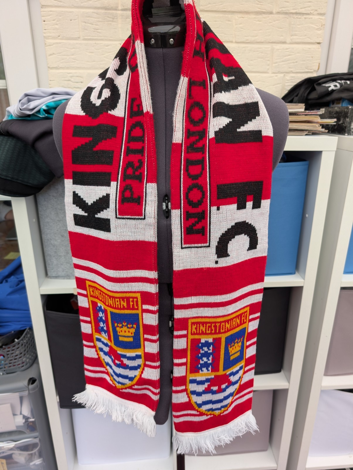 Kingstonian FC Non League Football Scarf The K's (Not Shirt) Pride South London for sale on Ebay