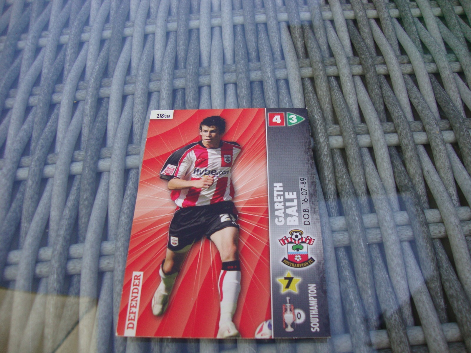 2007 PANINI CHAMPIONSHIP GARETH BALE SOUTHAMPTON for sale on Ebay