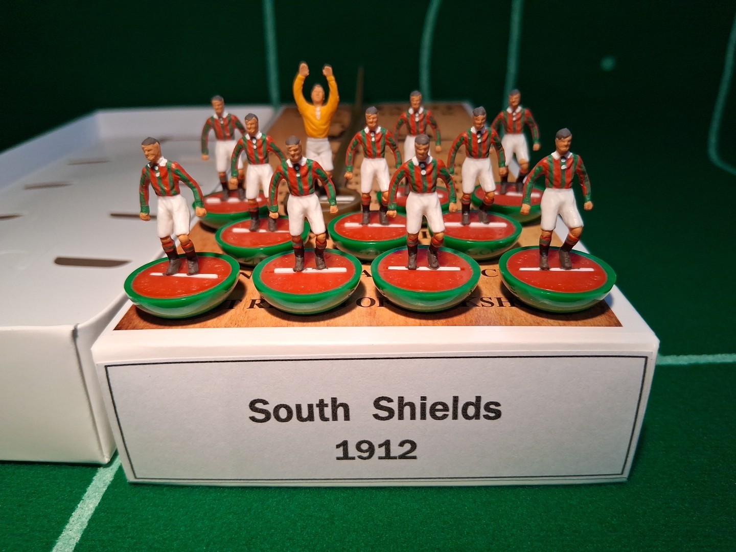 Subbuteo/Santiago Vintage Team.  South Shields 1912. for sale on Ebay