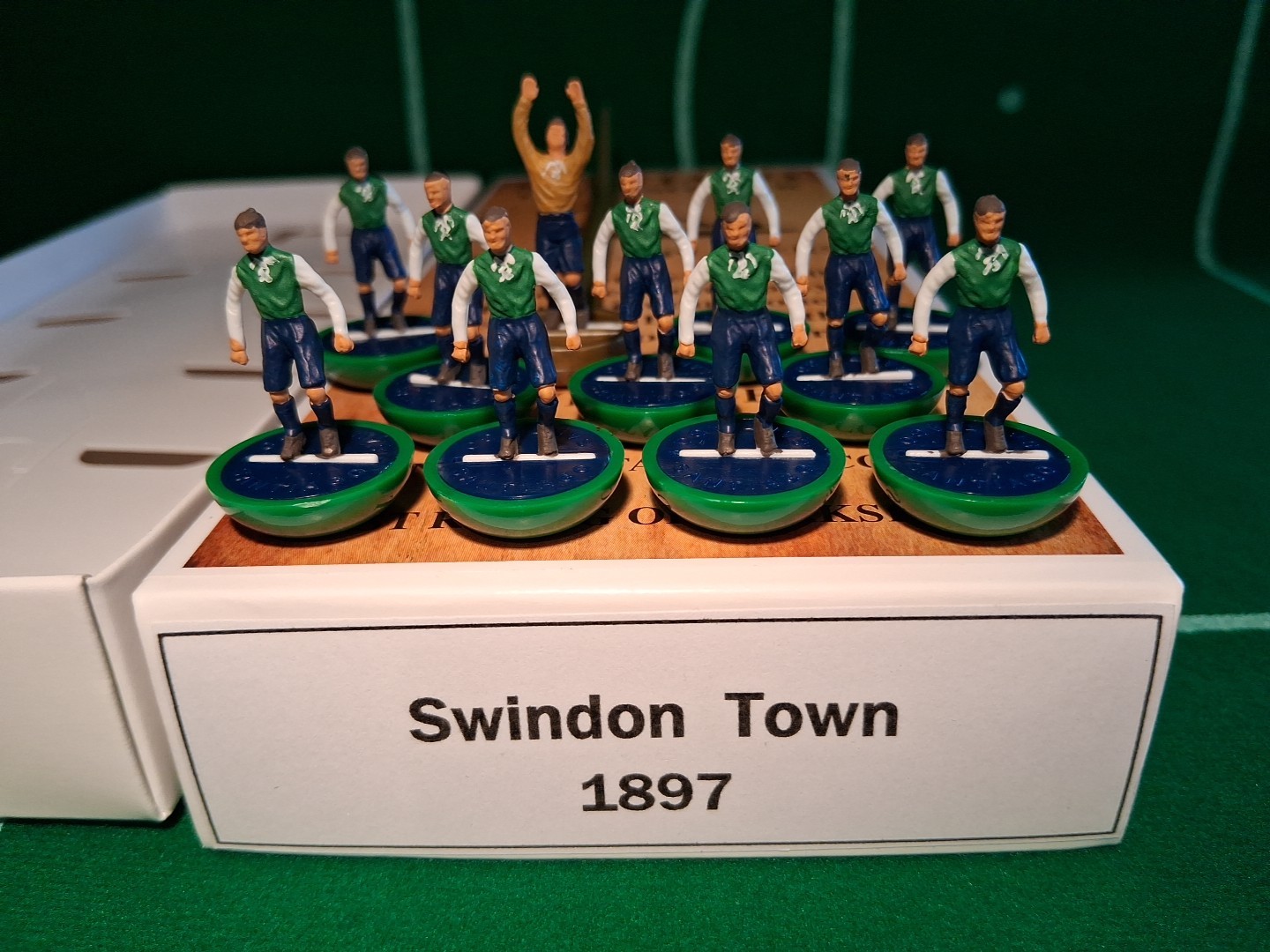 Subbuteo/Santiago Vintage Team.  Swindon Town 1897. for sale on Ebay