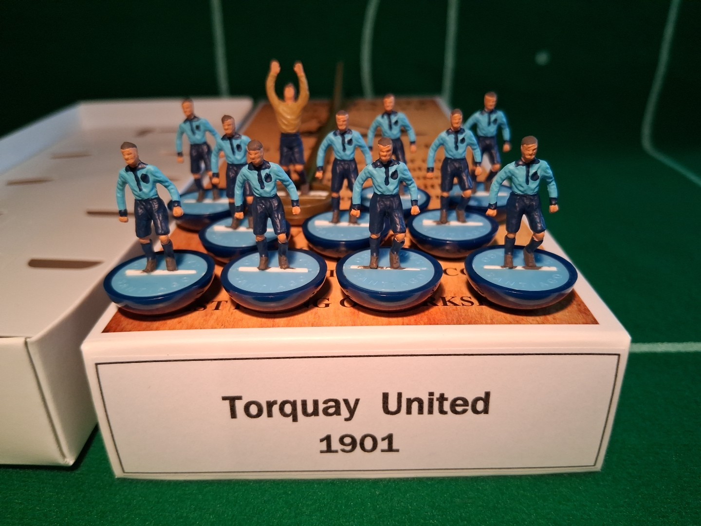 Subbuteo/Santiago Vintage Team.  Torquay United 1901. for sale on Ebay