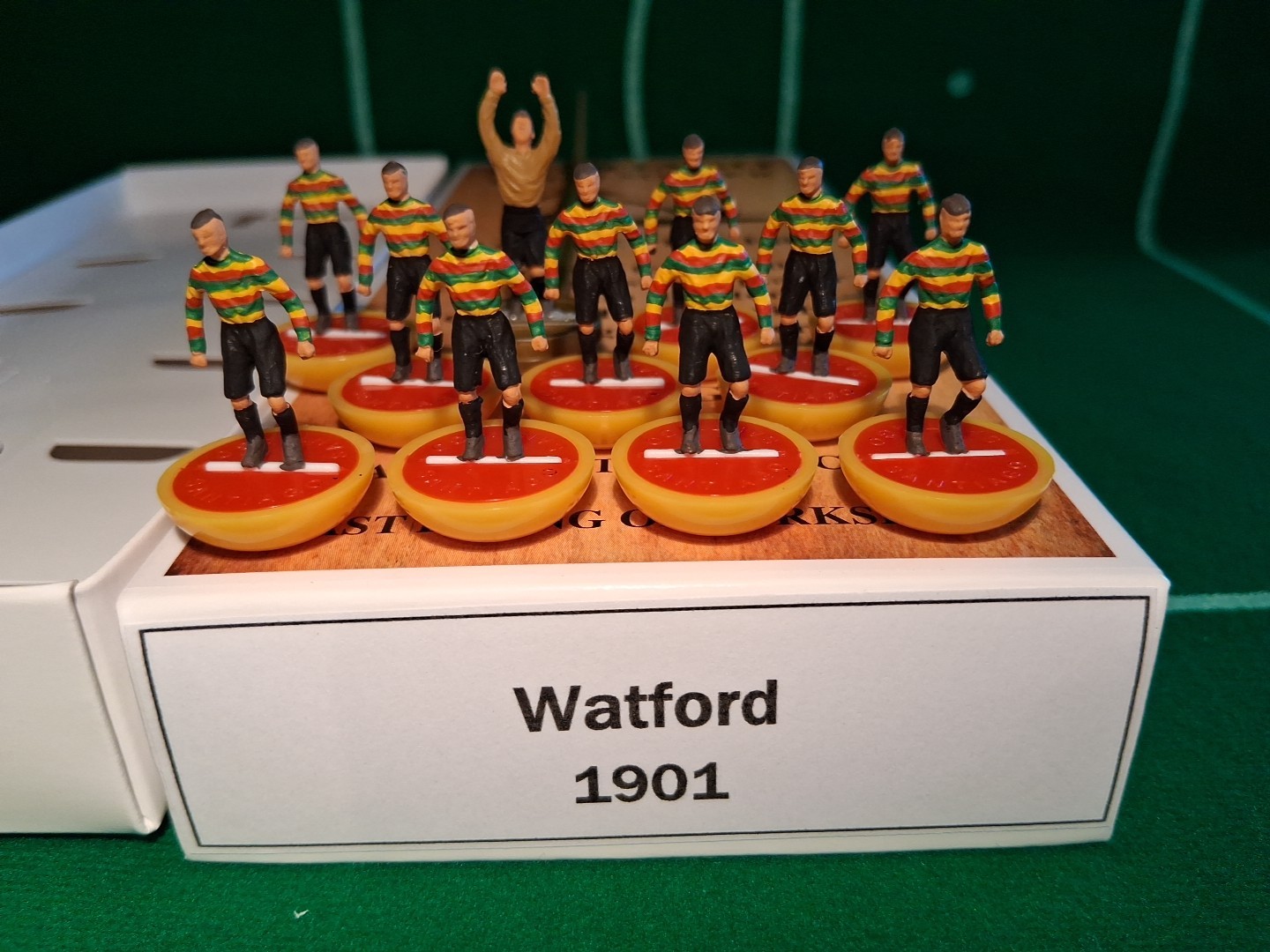 Subbuteo/Santiago Vintage Team.  Watford 1901. for sale on Ebay