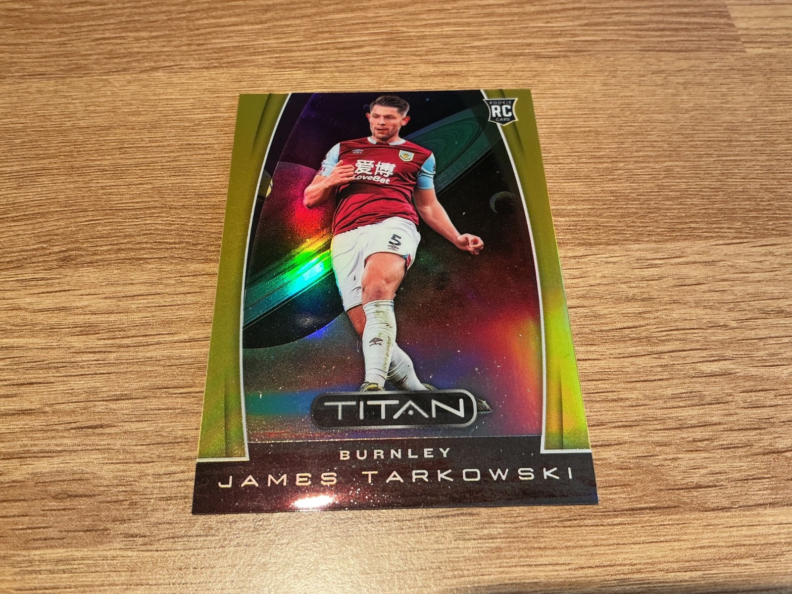 BURNLEY JAMES TARKOWSKI TITAN 03/10 (GOLD) CARD for sale on Ebay