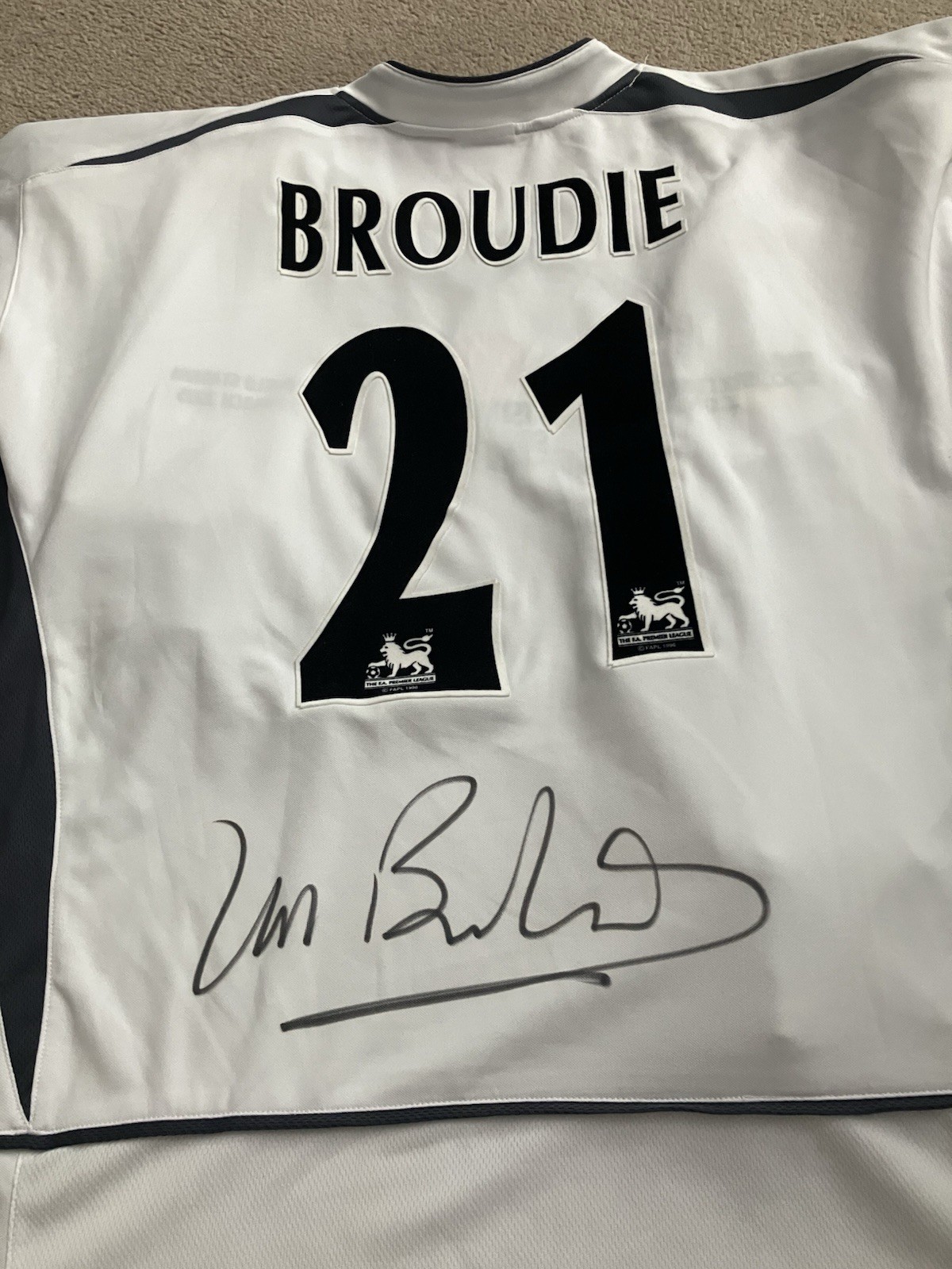 Liverpool Legends Shirt Soccer Aid Tsunami 2005 Ian  Broudie for sale on Ebay