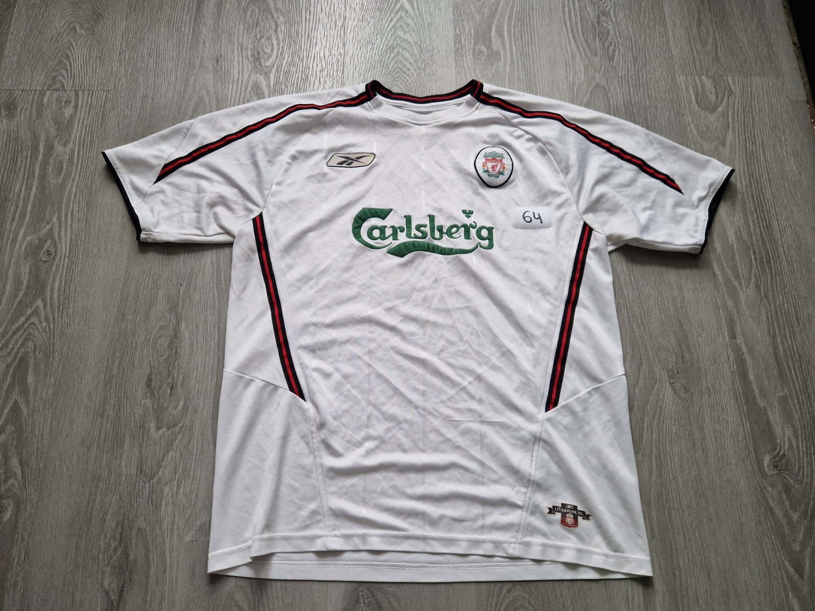 Mens Reebok Liverpool Third football shirt 2003 - 2005 Size L for sale on Ebay