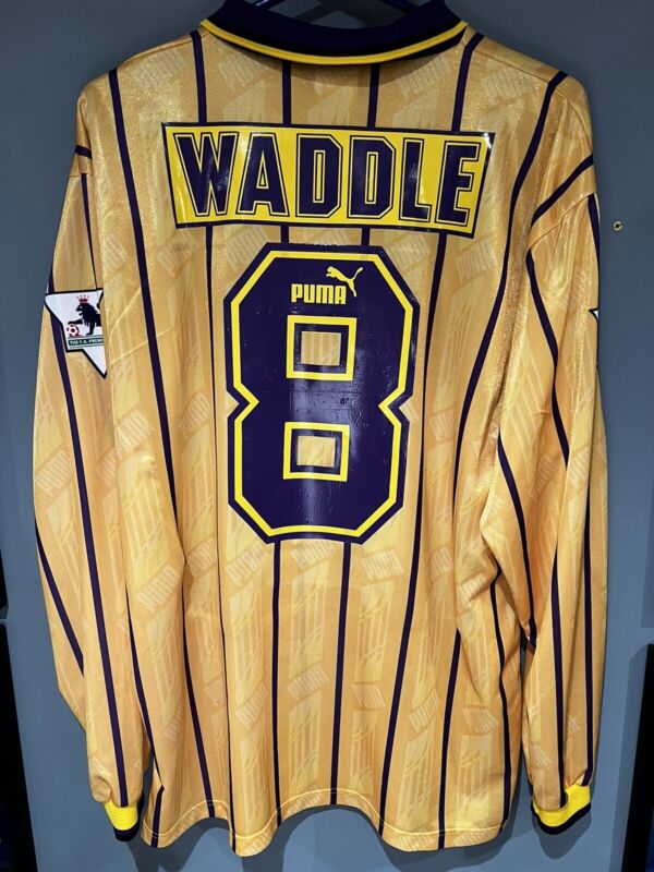 Sheffield Wednesday Away Shirt Long Sleeve 1995-1996 “8” Waddle LARGE for sale on Ebay