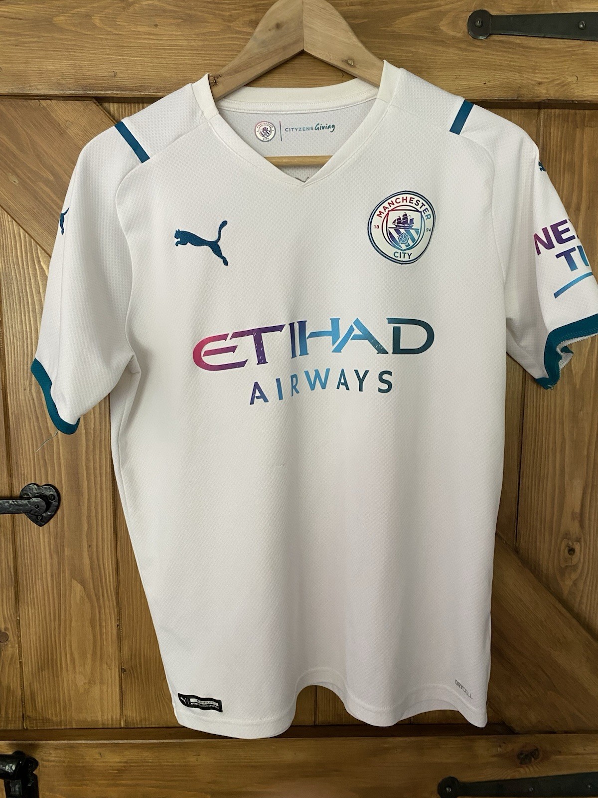 Manchester City Fc Shirt Size Years 15 - 16 Age for sale on Ebay
