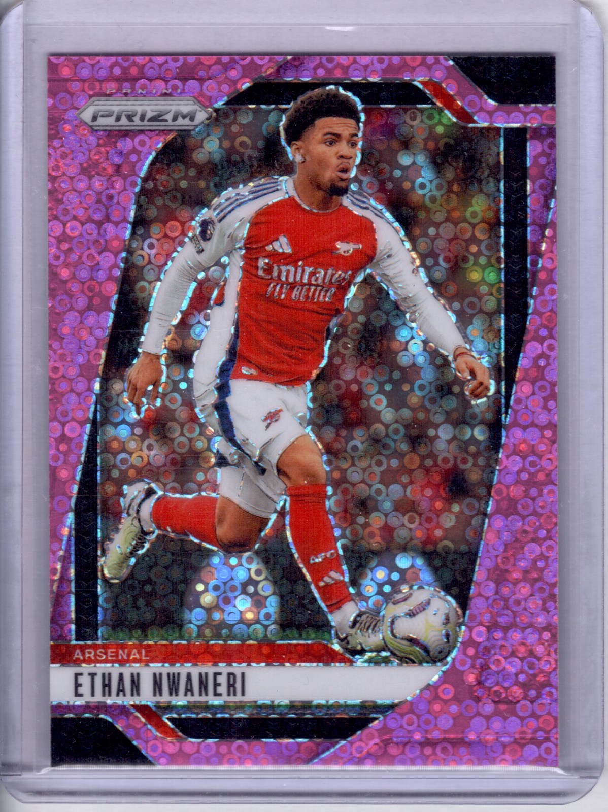 Ethan Nwaneri Arsenal Pink Breakaway /149 Panini Prizm Premier League 2024-25 for sale on Ebay