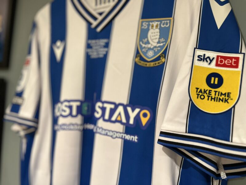 Sheffield Wednesday 2022/2023 Home Shirt Play-off SPEC BANNAN “10” Large for sale on Ebay