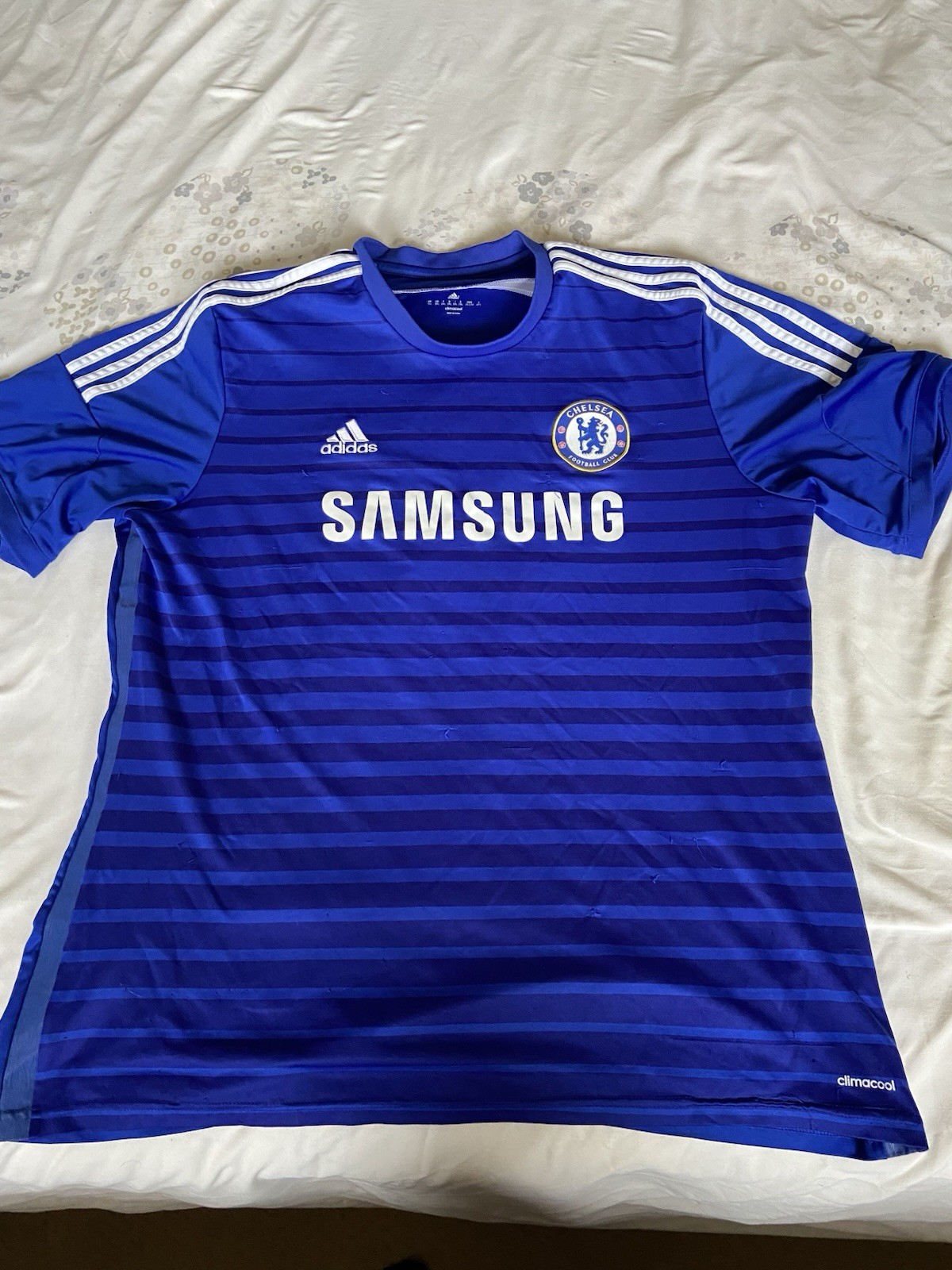 Original Authentic Adidas Chelsea 2014/2015 Home Shirt Mens 2XL XXL for sale on Ebay