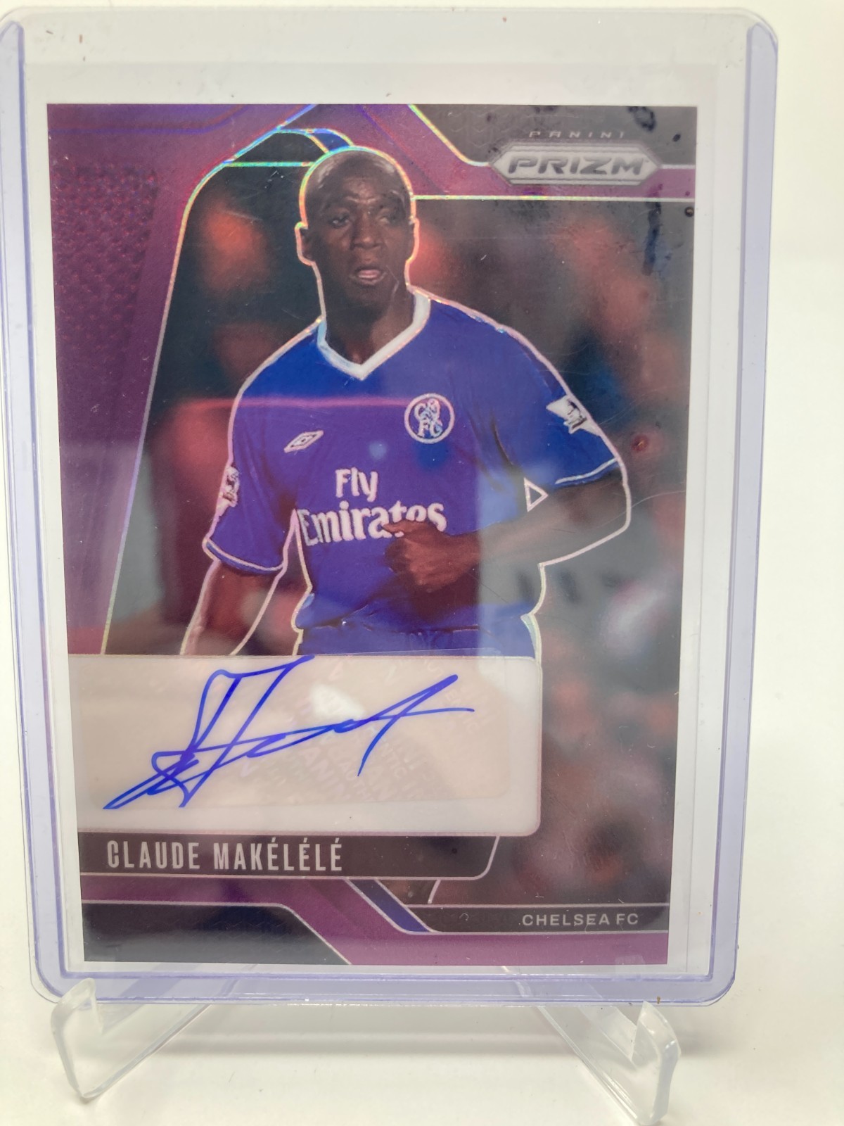PANINI PRIZM PREMIER LEAGUE 24/25 CLAUDE MAKELELE CHELSEA AUTO MAGENTA. for sale on Ebay