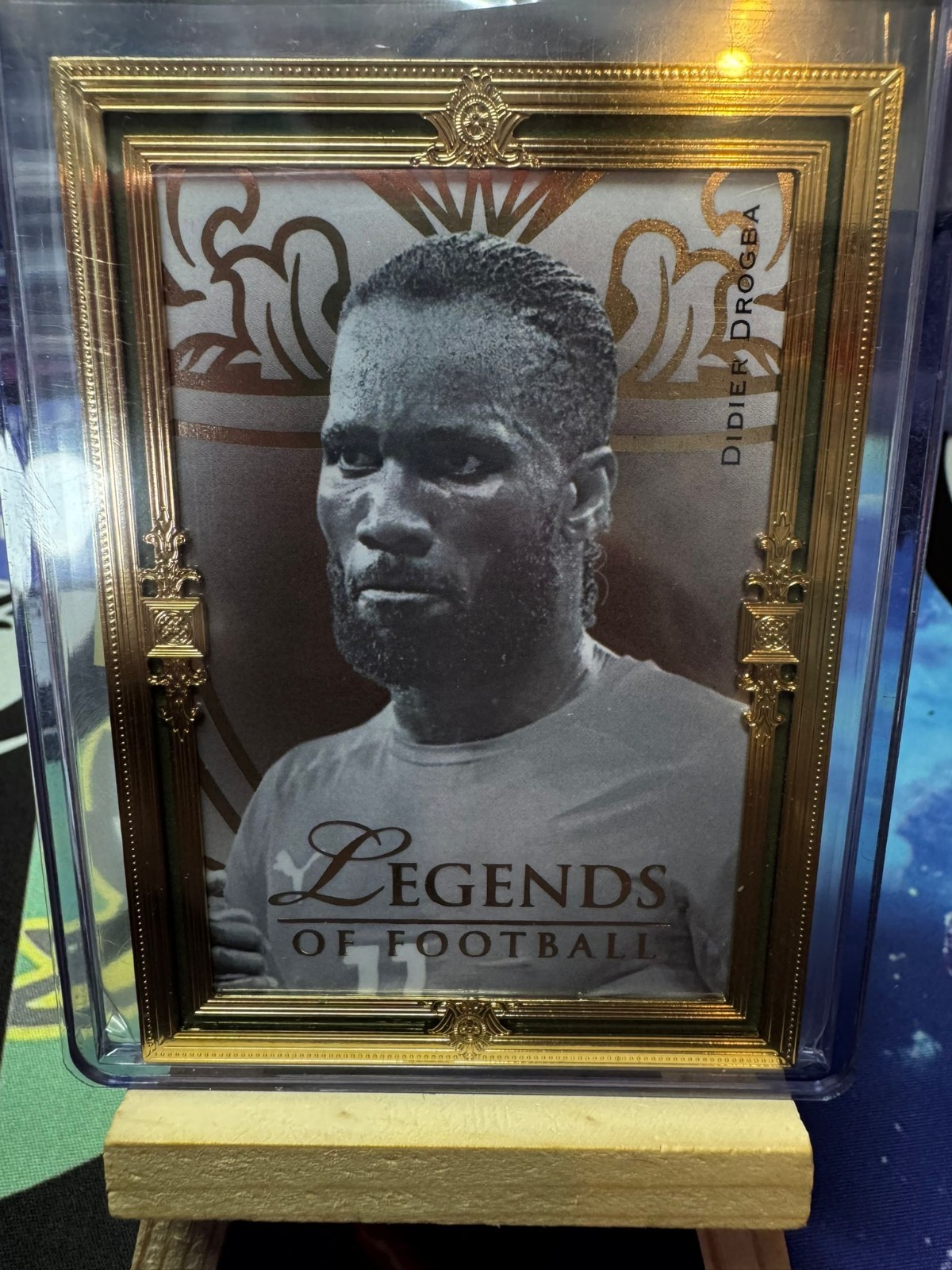Didier Drogba Legends of Football Futera /11 Chelsea Ivory Coast for sale on Ebay