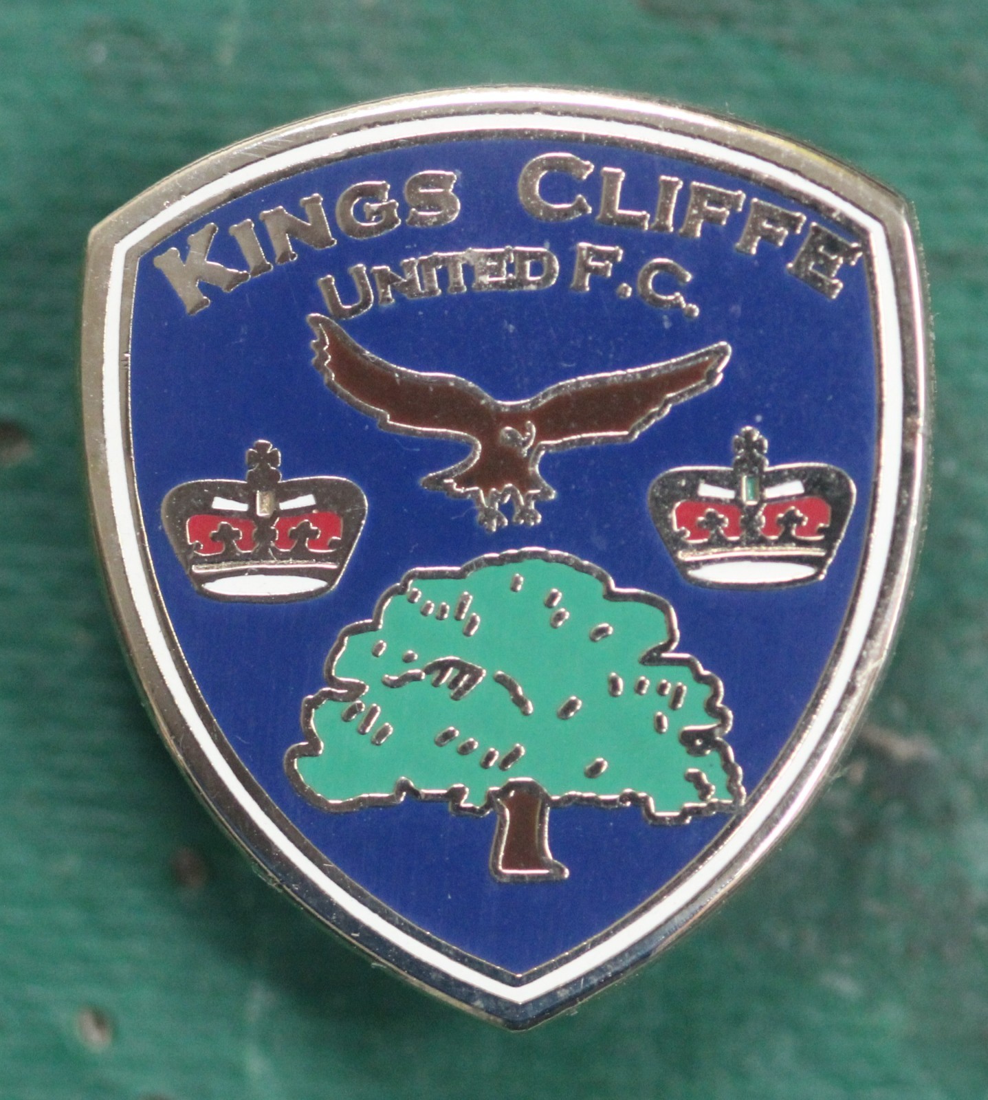 RARE England King’s Cliffe United FC Football Club Enamel Pin Badge for sale on Ebay