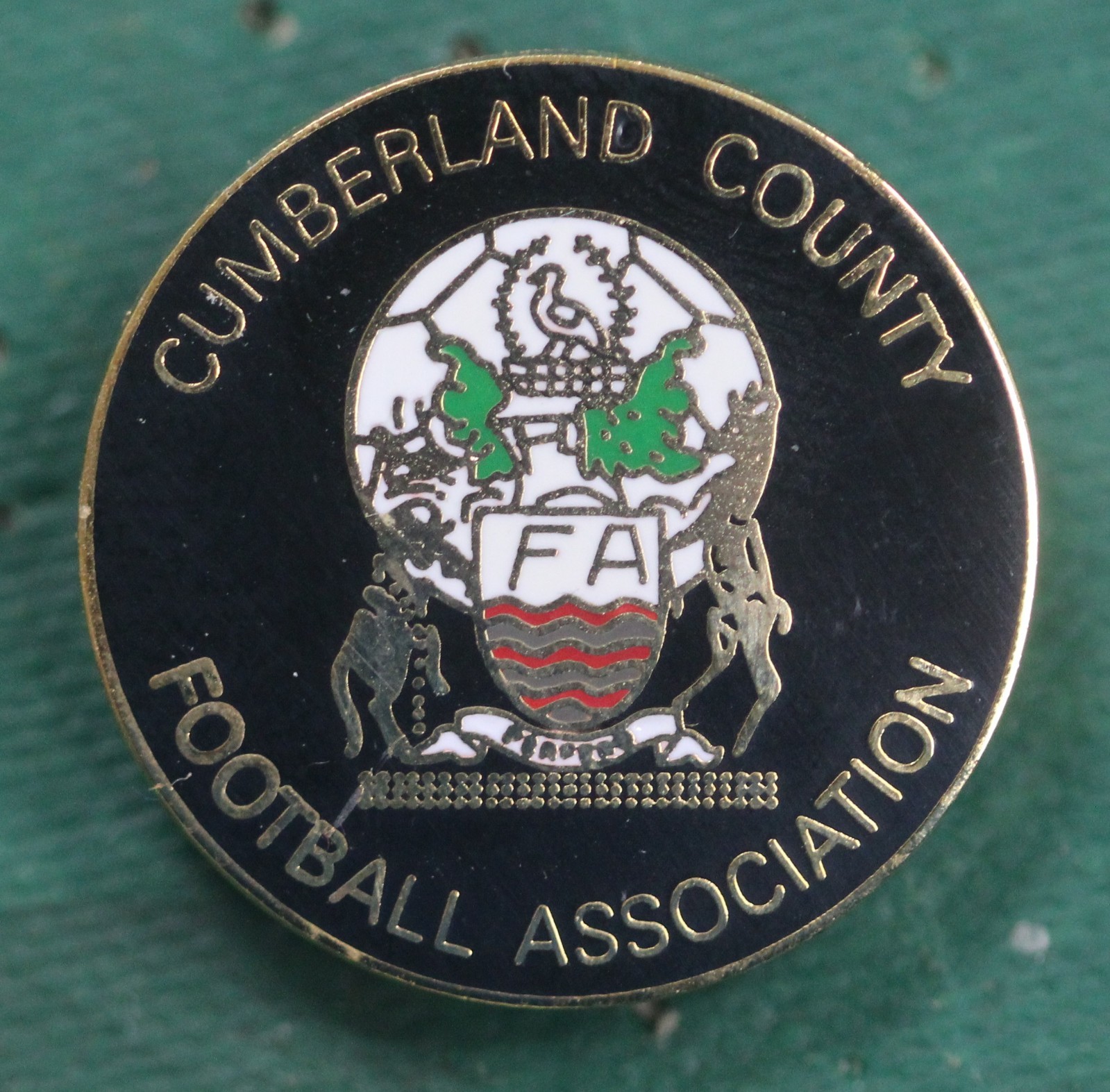 RARE England Football Association FA CUMBERLAND COUNTY Enamel Pin Badge for sale on Ebay