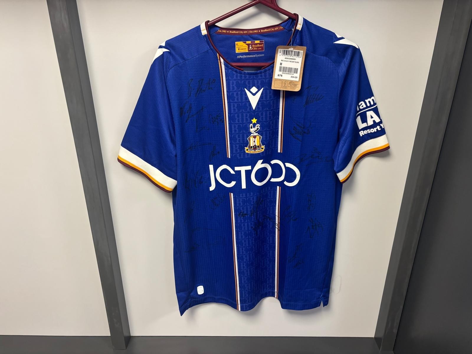 Bradford City 2024/25 | 3rd Kit Shirt | Signed for sale on Ebay