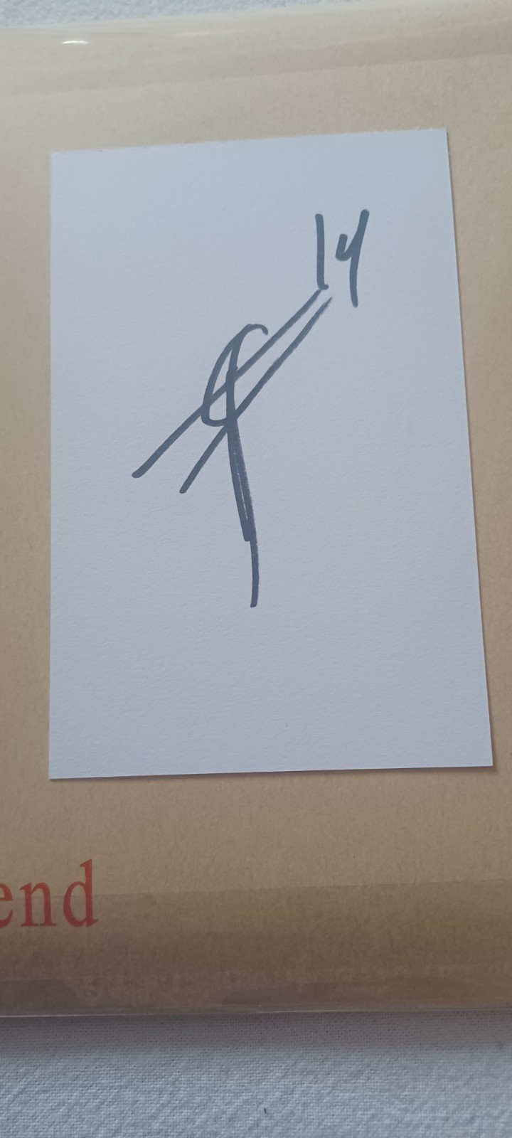 TREVOH CHALABOAH - CHELSEA - HAND  SIGNED WHITE CARD for sale on Ebay