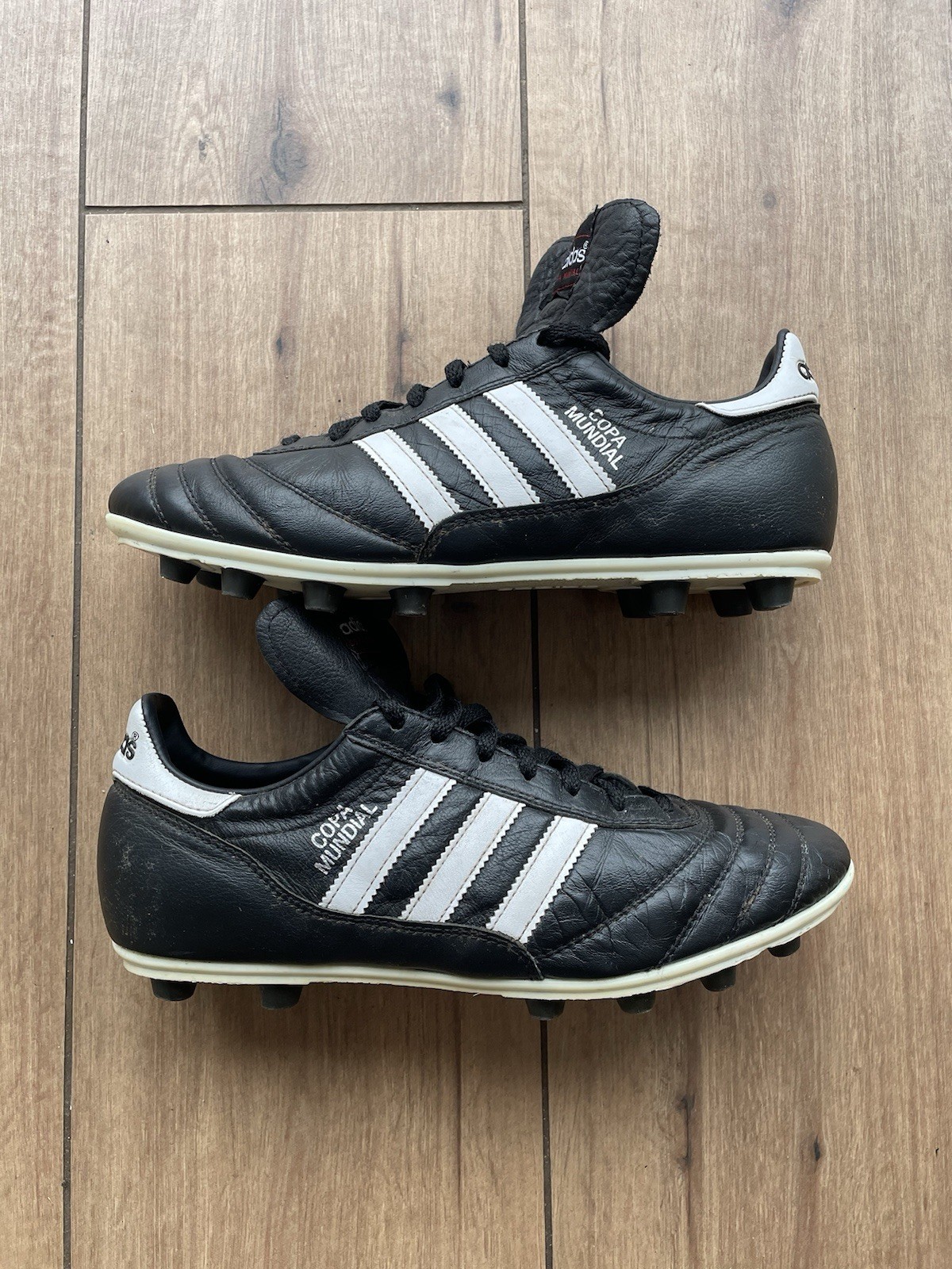Adidas Copa Mundial Black Leather Football Boots / Soccer Cleats UK8.5 / EU42.5 for sale on Ebay