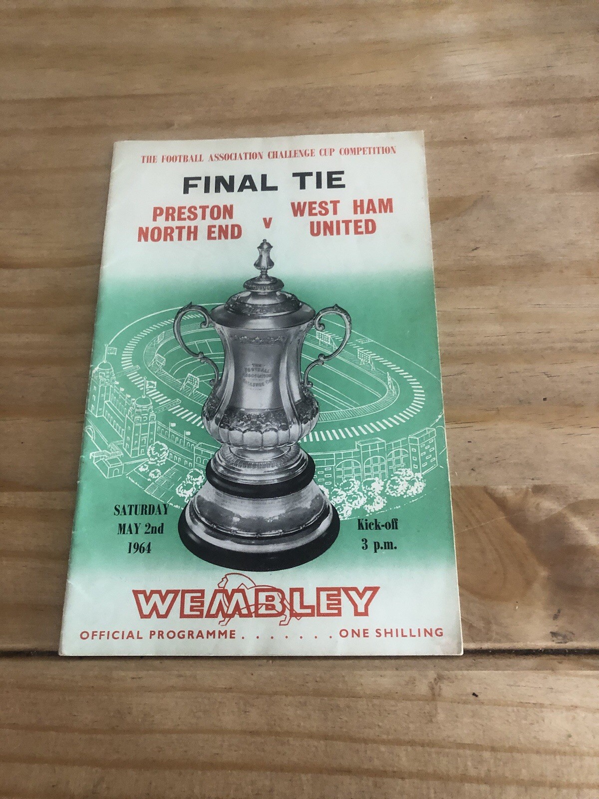 1964 WEST HAM UNITED UTD V PRESTON NORTH END PNE FA CUP FINAL FOOTBALL PROGRAMME for sale on Ebay