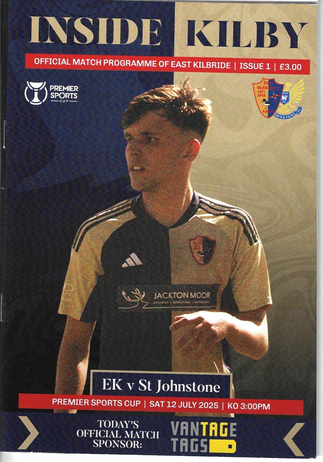 25/26 EAST KILBRIDE V ST.JOHNSTONE (PREMIER SPORTS CUP)(FIRST EVER) for sale on Ebay