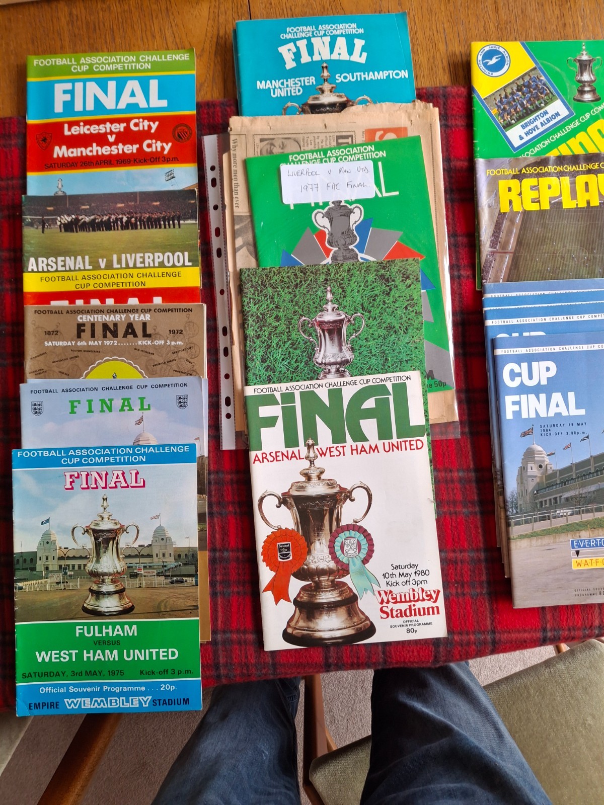 FA CUP FINAL PROGRAMMES X 12 + DUPLICATES for sale on Ebay