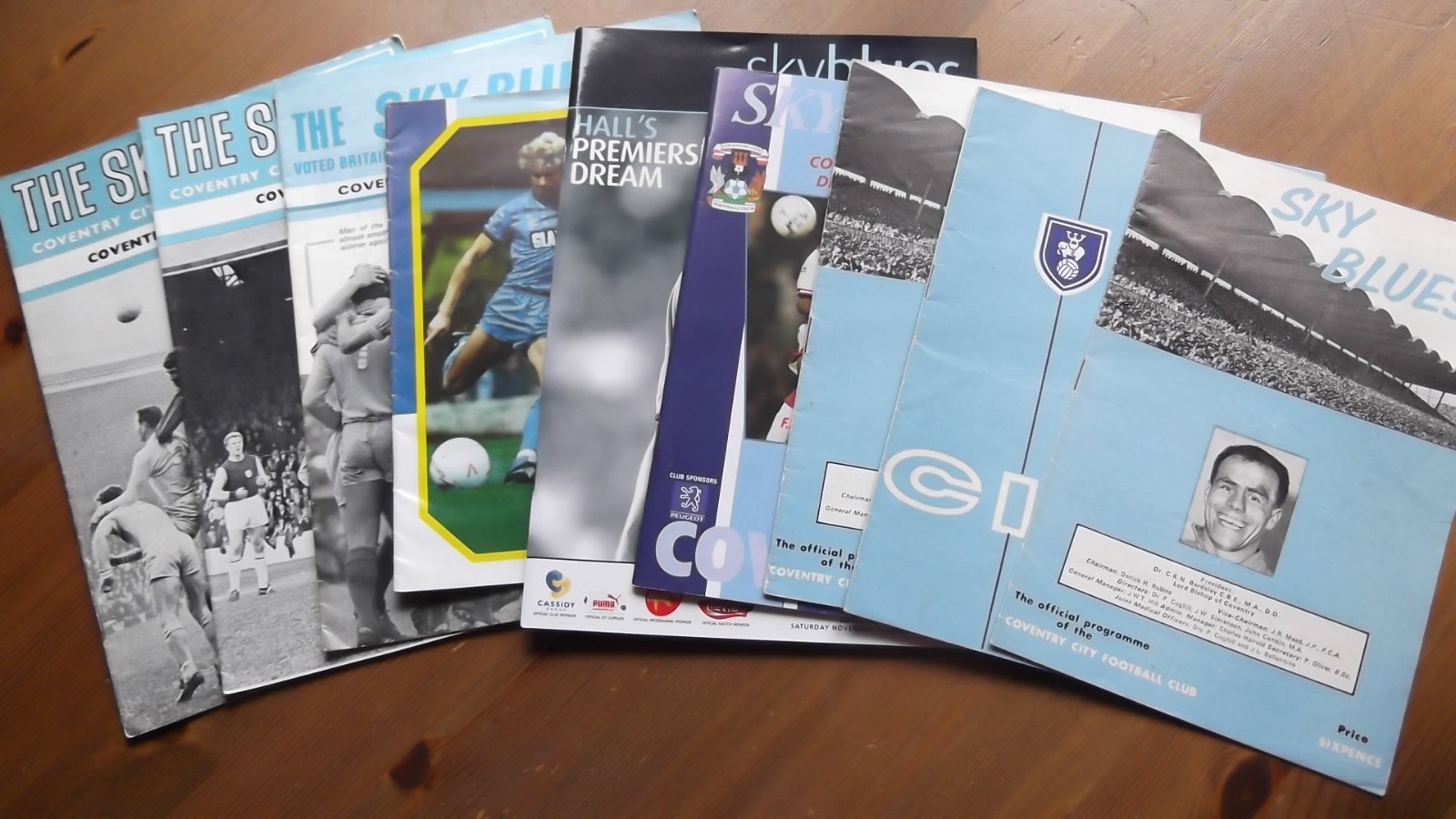 SELECTION  OF   9   COVENTRY CITY   (HOME)   PROGRAMMES. for sale on Ebay