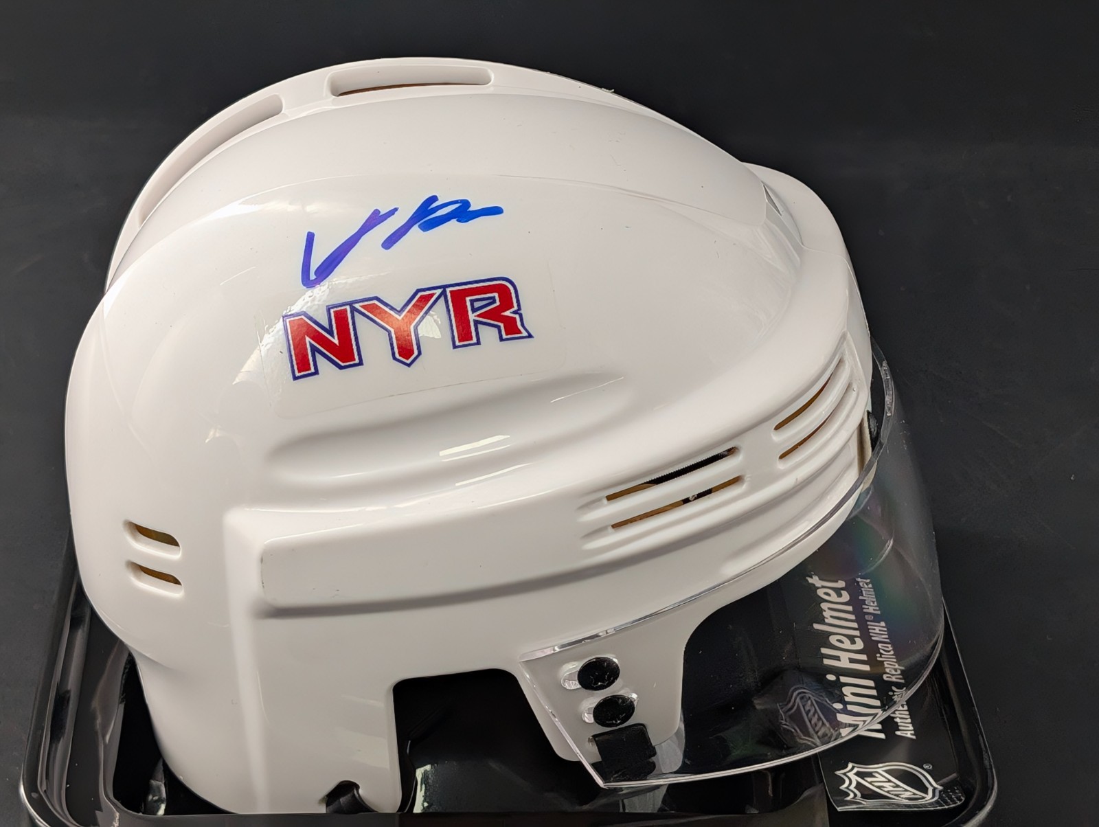 Adam Fox Signed New York Rangers Mini Hockey Helmet AUTO Fanatics for sale on Ebay