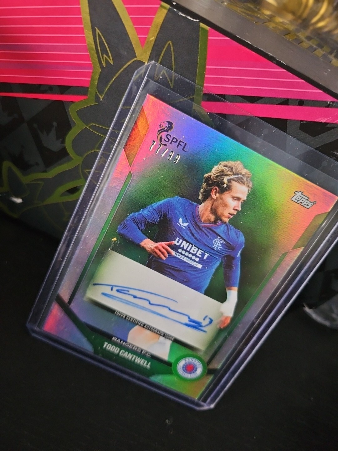 Topps SPFL On Demand 23/24 - Todd Cantwell /99 Auto - Rangers FC for sale on Ebay