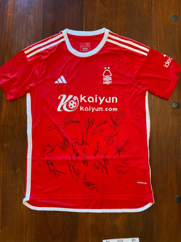 nottingham forest signed football shirt for sale on Ebay