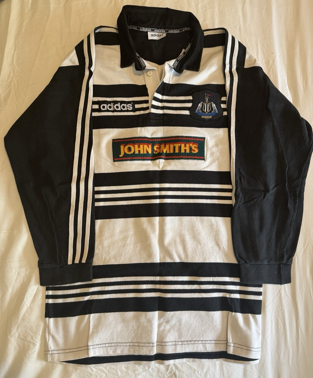 Newcastle Falcons vintage mens rugby shirt (L) -  1996/97 season for sale on Ebay