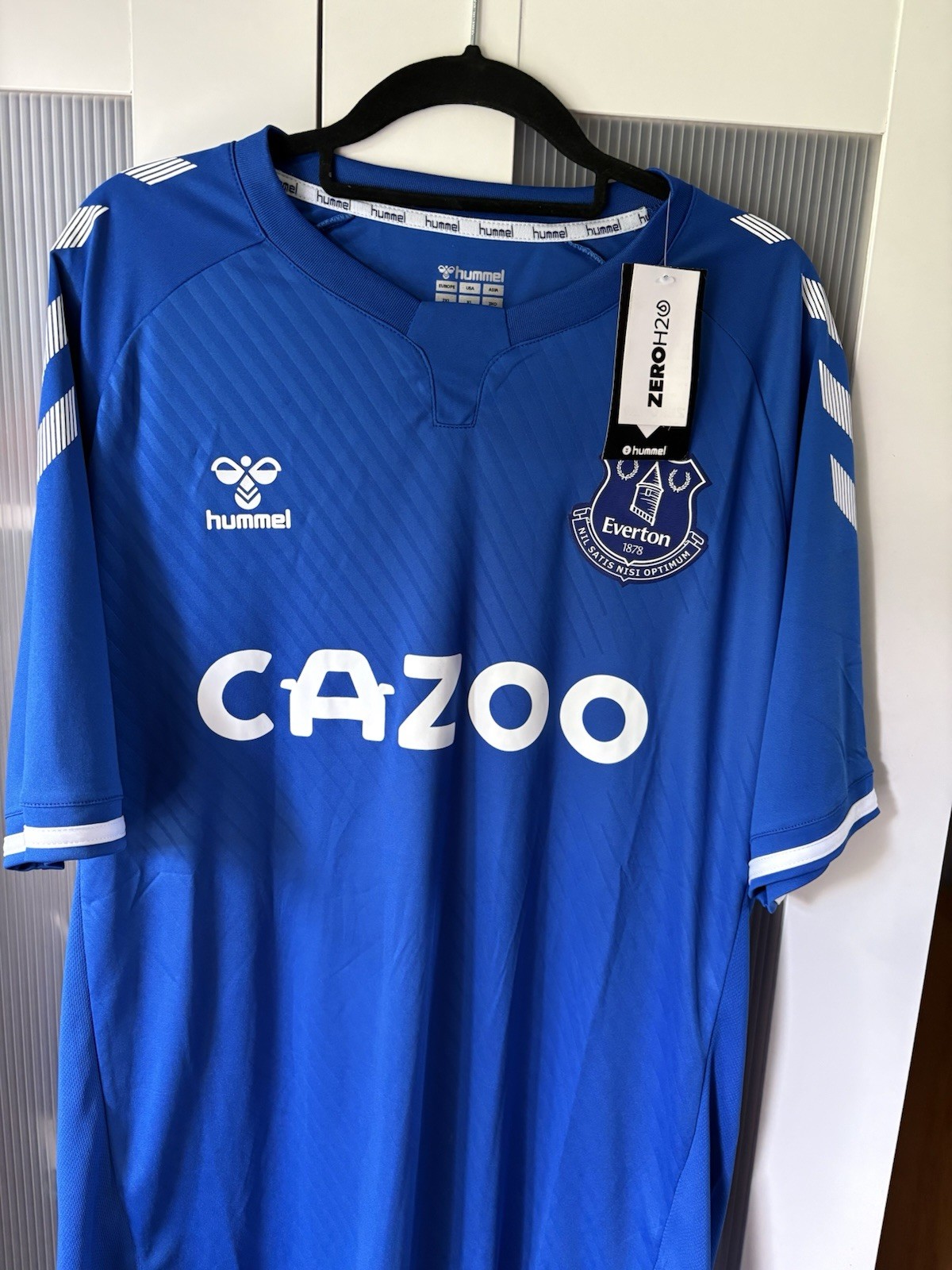 Everton FC Home Shirt. Hummel. Size 2XL. Brand New With Tags. for sale on Ebay