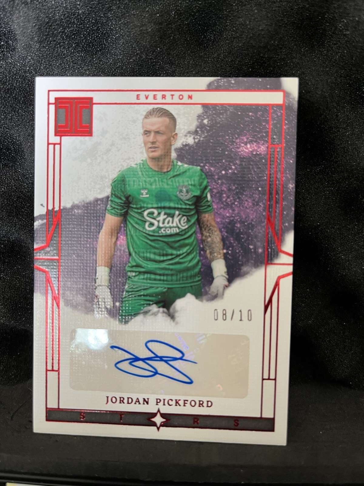 jordan pickford Auto /10 Impeccable Everton  for sale on Ebay