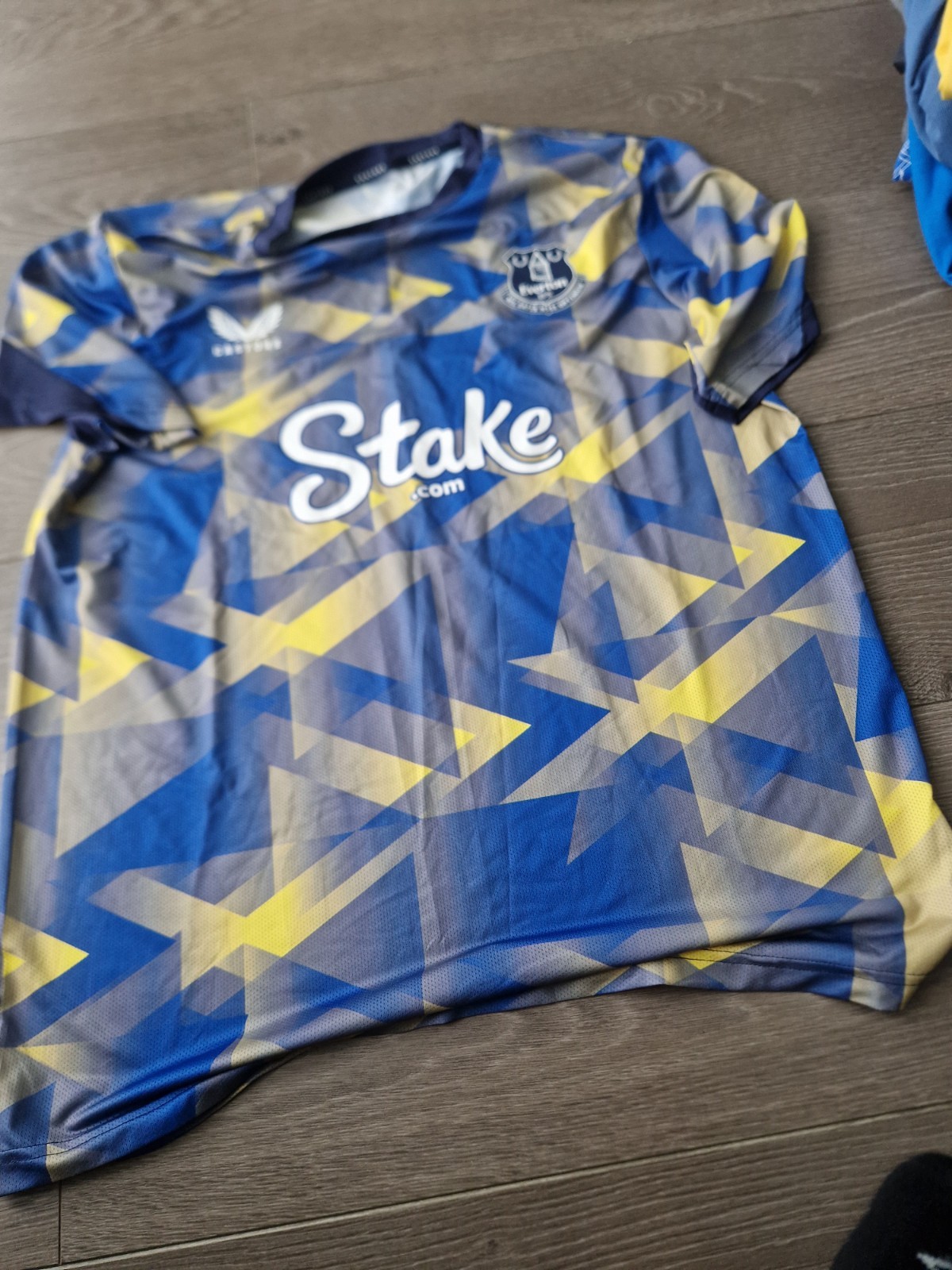 Mens Large Everton Training Top Season 25/25 for sale on Ebay