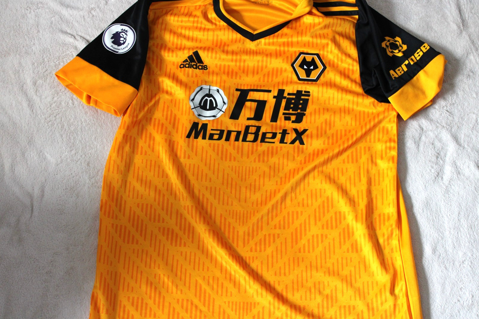 WOLVERHAMPTON WANDERERS WOLVES FOOTBALL SHIRT HOME 2020/21 SIZE LARGE L MENS for sale on Ebay