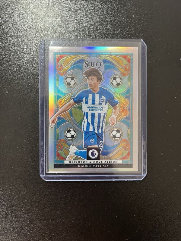 Kaoru Mitoma Brighton Stained Glass Case Hit Panini Prizm  EPL Select 2023/2024 for sale on Ebay