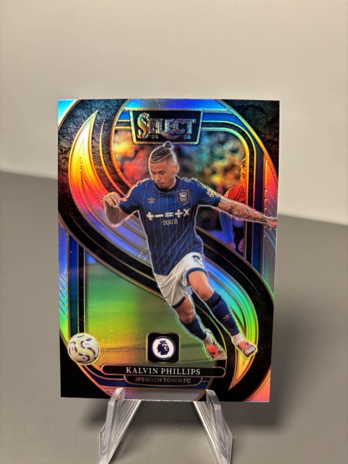 KALVIN PHILLIPS Silver Mezzanine Prizm - Panini EPL Select 24/25 Ipswich Town for sale on Ebay