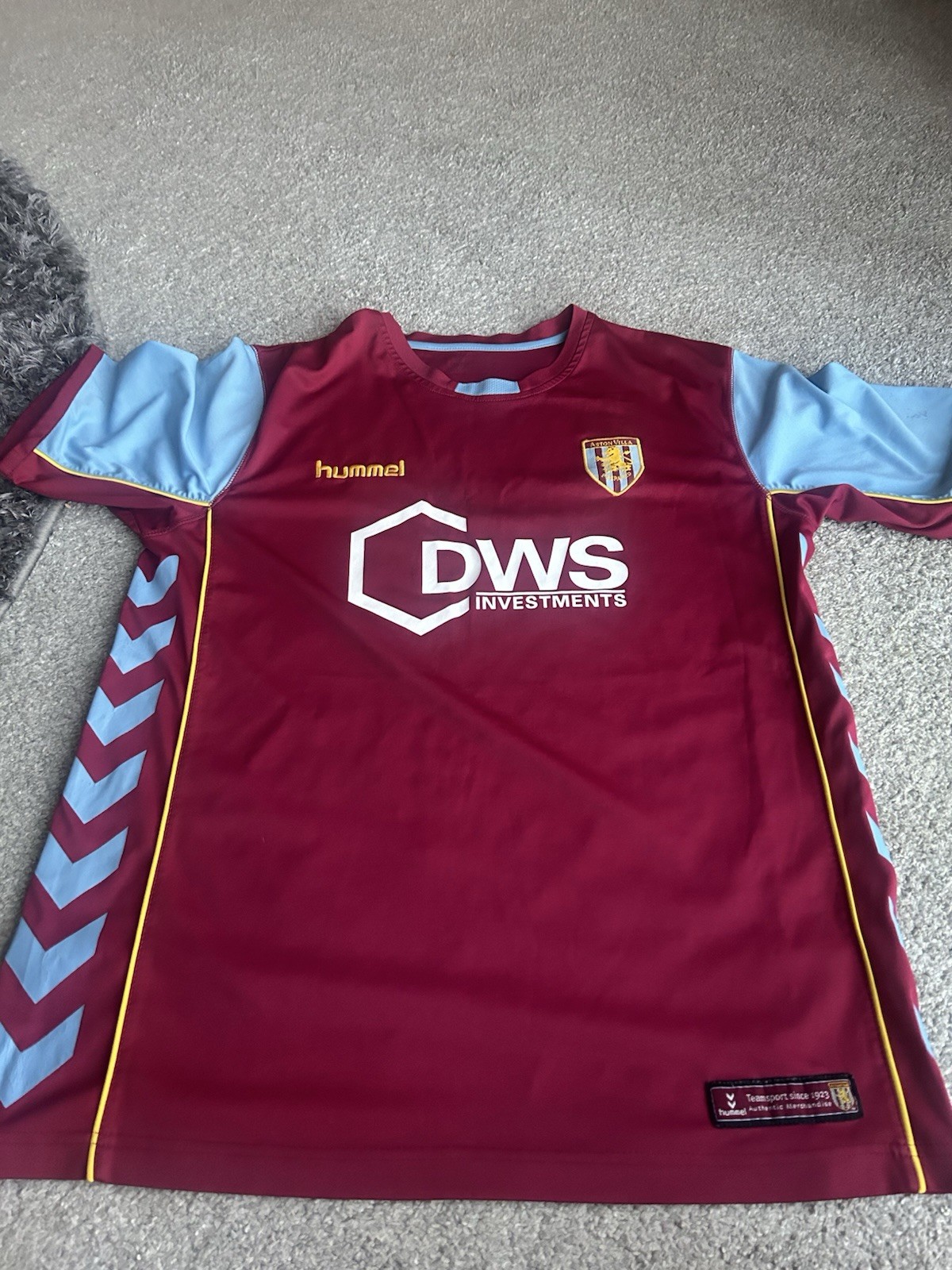 Aston Villa Football Shirt Size Large 2004-2005 for sale on Ebay